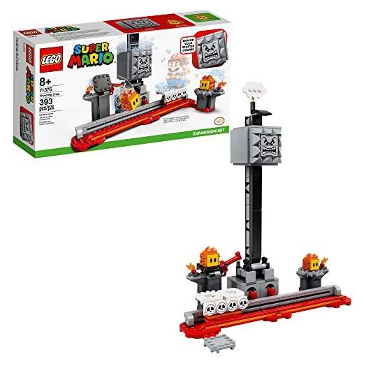 LEGO Super Mario Thwomp Drop Expansion Set 71376 Building Kit; Collectible Playset for Creative Kids to Add New Levels to Their Super Mario Starter Course (71360) Set (393 Pieces)