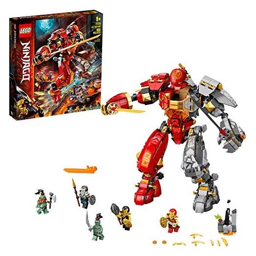 LEGO NINJAGO Fire Stone Mech 71720 Building Kit Featuring Ninja Mech (968 Pieces)