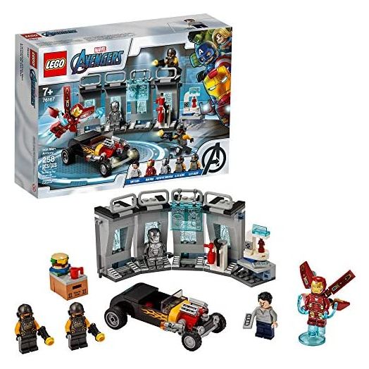 LEGO Marvel Avengers Iron Man Armory 76167 Building Kit (258 Pieces)