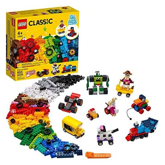 LEGO Classic Bricks and Wheels 11014 Building Kit