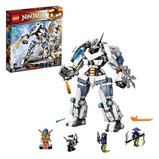 LEGO NINJAGO Legacy Zane’s Titan Mech Battle 71738 Ninja Toy Building Kit Featuring Collectible Minifigures, New 2021 (840 Pieces)