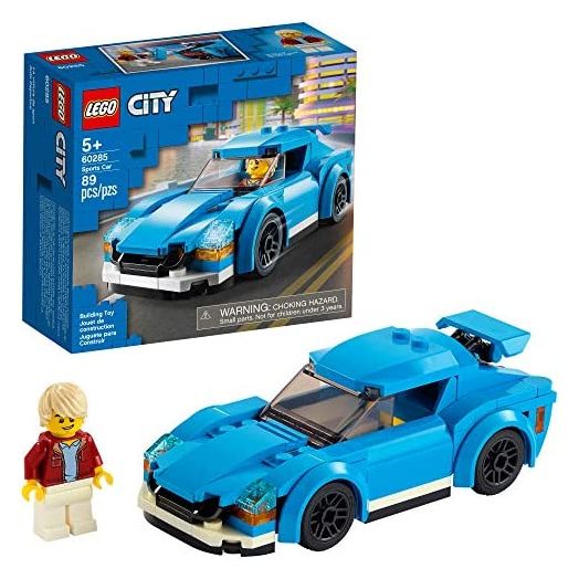 LEGO City Sports Car 60285 Building Kit; Playset for Kids, New 2021 (89 Pieces)