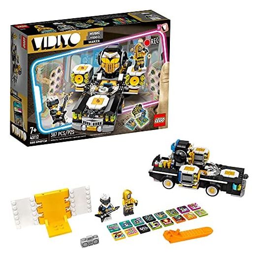 LEGO VIDIYO Robo Hiphop Car 43112 Building Kit Toy, Inspire Kids to Direct and Star in Their Own Music Videos; New 2021 (387 Pieces)