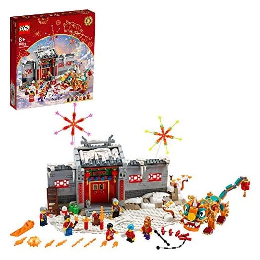 LEGO Story of Nian 80106 Building Kit; Collectible, Educational, Lunar New Year Gift Toy for Kids, New 2021 (1,067 Pieces)