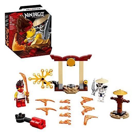LEGO NINJAGO Epic Battle Set – Kai vs. Skulkin 71730 Building Kit; Ninja Playset Featuring a Spinning Battle Toy, New 2021 (61 Pieces)