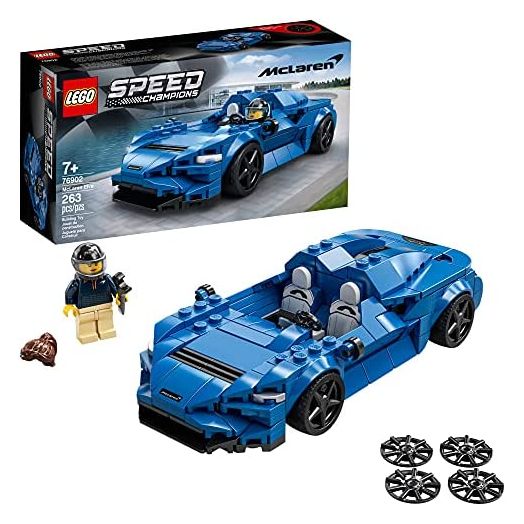 LEGO Speed Champions McLaren Elva 76902 Building Kit; Top Toy Car; Cool Toy for Kids; New 2021 (263 Pieces)