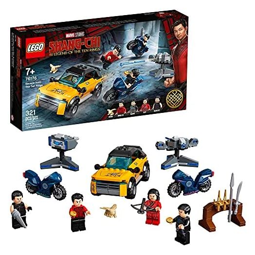 LEGO Marvel Shang-Chi Escape from The Ten Rings 76176 Building Kit (321 Pieces)