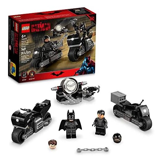 LEGO DC Batman: Batman & Selina Kyle Motorcycle Pursuit 76179 Building Kit; Cool Super-Hero Toy for Kids Aged 6+ (149 Pieces)