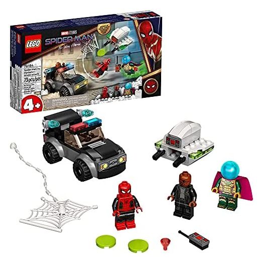 LEGO Marvel Spider-Man vs. Mysterio’s Drone Attack 76184 Building Kit (73 Pieces)