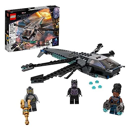 LEGO Marvel Black Panther Dragon Flyer 76186 Building Kit Toy; Create The Final Battle Scene from Avengers: Endgame; New 2021 (202 Pieces)