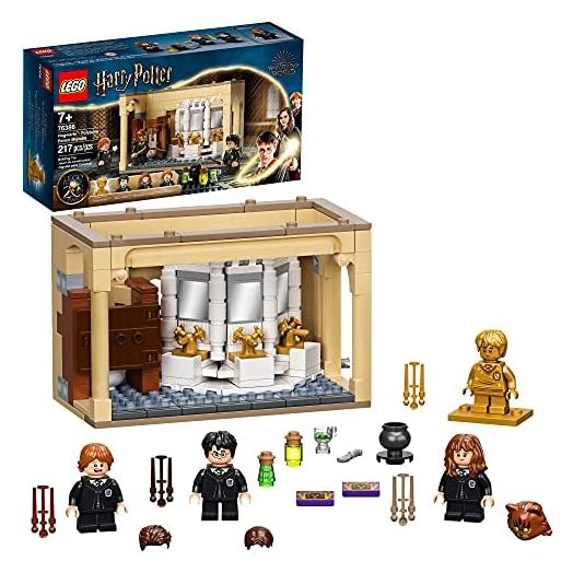 LEGO Harry Potter Hogwarts: Polyjuice Potion Mistake 76386 Bathroom Building Kit with Minifigure Transformations; New 2021 (217 Pieces)