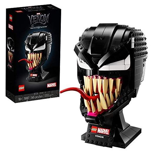 LEGO Marvel Spider-Man Venom 76187 Collectible Building Kit for-Adults Venom-Mask, Great for Spider-Man Fans, Marvel Movie Watchers and Model-Building Enthusiasts, New 2021 (565 Pieces)