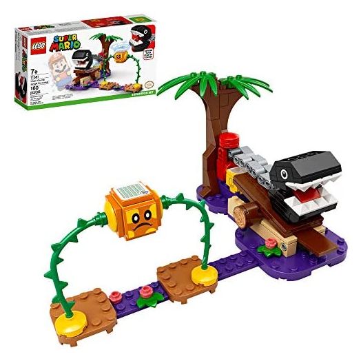 LEGO Super Mario Chain Chomp Jungle Encounter Expansion Set 71381 Building Kit; Collectible Toy for Creative Kids, New 2021 (160 Pieces)