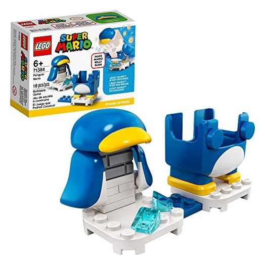 LEGO Super Mario Penguin Mario Power-Up Pack 71384 Building Kit; Collectible Gift Toy for Creative Kids, New 2021 (18 Pieces)