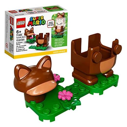 LEGO Super Mario Tanooki Mario Power-Up Pack 71385 Building Kit; Collectible Gift Toy for Creative Kids, New 2021 (13 Pieces)