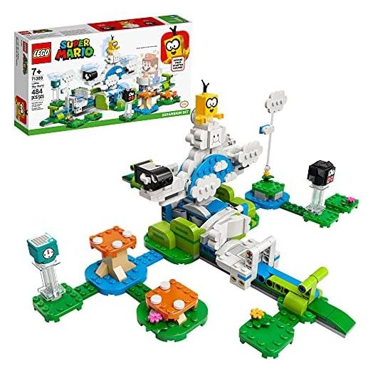 LEGO Super Mario Lakitu Sky World Expansion Set 71389 Building Kit; Collectible Toy Playset for Kids; New 2021 (484 Pieces)