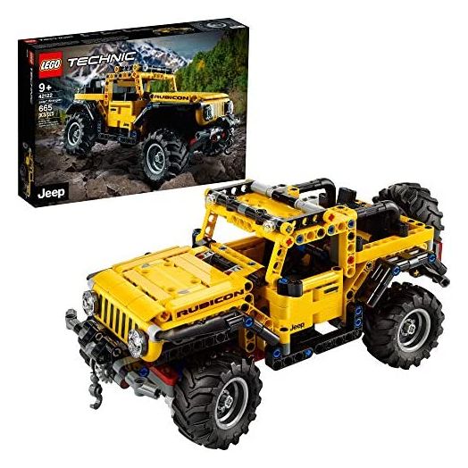 LEGO Technic Jeep Wrangler 42122; an Engaging Model Building Kit for Kids Who Love High-Performance Toy Vehicles, New 2021 (665 Pieces)