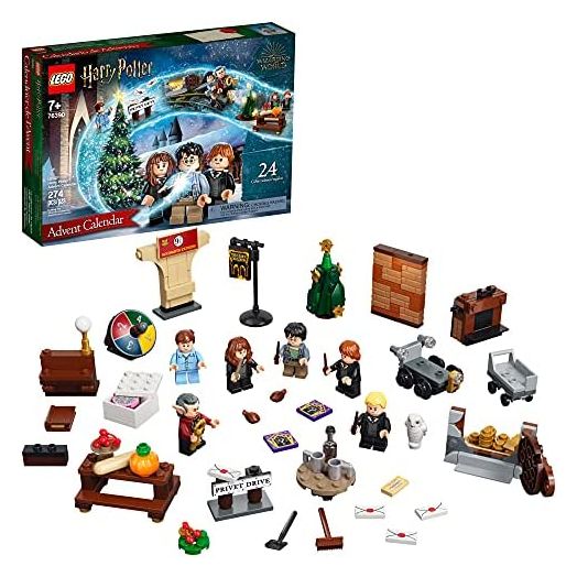 LEGO Harry Potter Advent Calendar 76390 for Kids; 24 Cool Harry Potter Toys Including 6 Minifigures; New 2021 (274 Pieces)