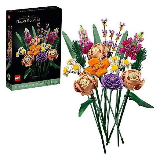 LEGO Flower Bouquet 10280 Building Kit; A Unique Flower Bouquet and Creative Project for Adults, New 2021 (756 Pieces)