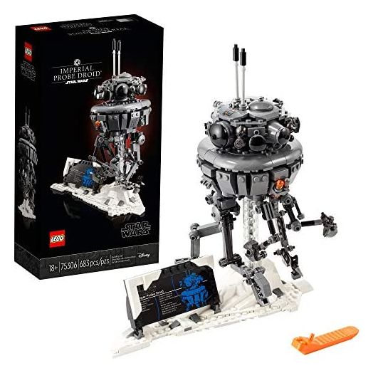 LEGO Star Wars Imperial Probe Droid 75306 Collectible Building Toy, New 2021 (683 Pieces), Multicolor