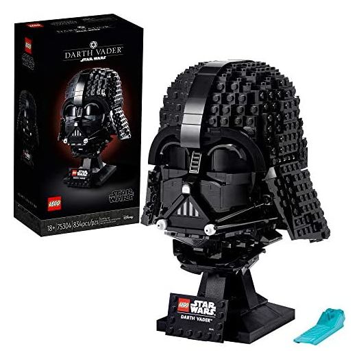 LEGO Star Wars Darth Vader Helmet 75304 Collectible Building Toy, New 2021 (834 Pieces)