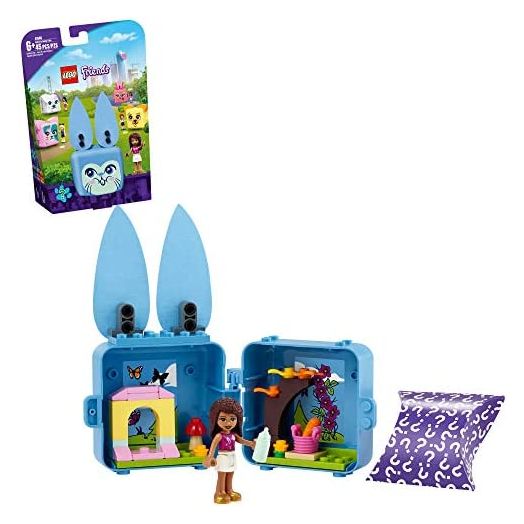 LEGO Friends Andrea’s Bunny Cube 41666 Building Kit; Rabbit Toy for Kids with an Andrea Mini-Doll Toy; Bunny Toy Makes a Creative Gift for Kids Who Love Portable Playsets, New 2021 (45 Pieces)