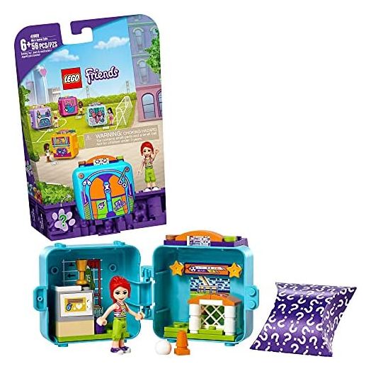 LEGO Friends Mia’s Soccer Cube 41669 Building Kit; Imagination Toy Comes with a Mini-Doll and Animal Toy to Give Creative Kids Hours of Imaginative on-The-Go Vacation Play; New 2021 (56 Pieces)