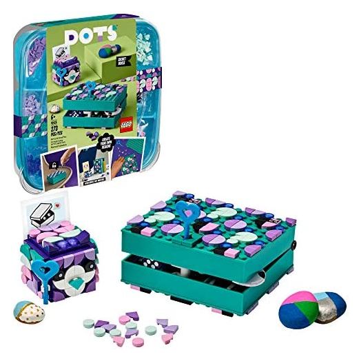 LEGO DOTS Secret Boxes 41925 DIY Craft Decorations Kit; Makes a Creative Gift for Kids Who Want to Make Cool Designs, New 2021 (273 Pieces)