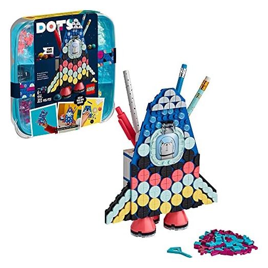 LEGO DOTS Pencil Holder 41936 DIY Craft Decoration Kit; Makes a Great Creative Gift for Kids; New 2021 (321 Pieces)