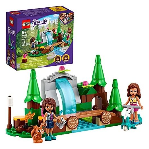 LEGO Friends Forest Waterfall 41677 Building Kit; Includes a Squirrel Toy; Ideal Gift for Kids Who Love Nature Toys; New 2021 (93 Pieces)