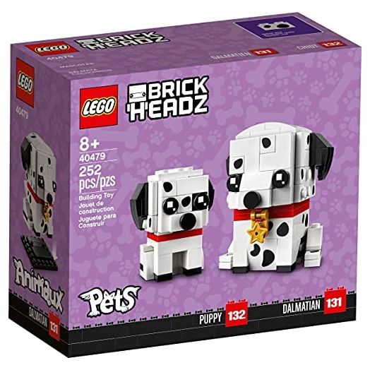 LEGO BrickHeadz Pets 40479 Dalmatian Dog and Puppy Set