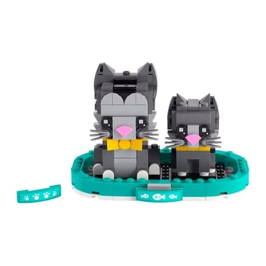 LEGO BrickHeadz Pets Short-Haired Cat Grey
