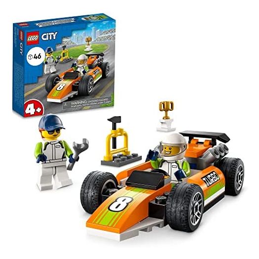 LEGO City Race Car 60322 Building Kit; Fun Toy Designed for Kids Aged 4 and up (46 Pieces)