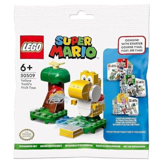 LEGO 30509 Yellow Yoshi’s Fruit Tree Expansion Set Polybag