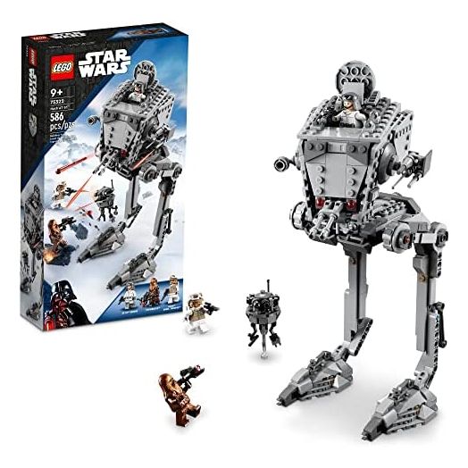 LEGO Star Wars Hoth at-ST 75322 Building Kit; Construction Toy for Kids Aged 9 and Up, with a Buildable Battle of Hoth at-ST Walker and 4 Star Wars: The Empire Strikes Back Characters (586 Pieces)