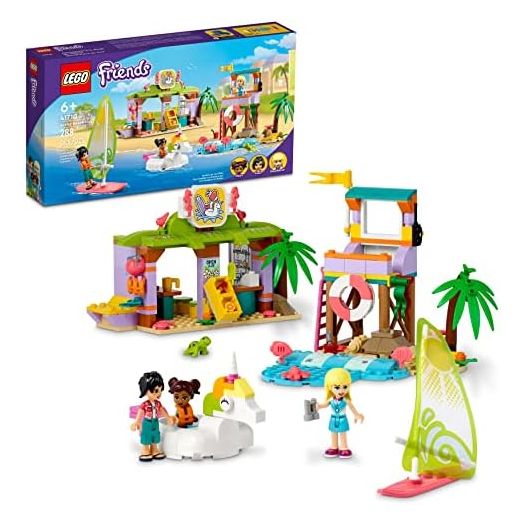 LEGO Friends Surfer Beach Fun 41710 Building Toy Set for Girls, Boys, and Kids Ages 6+ (288 Pieces)