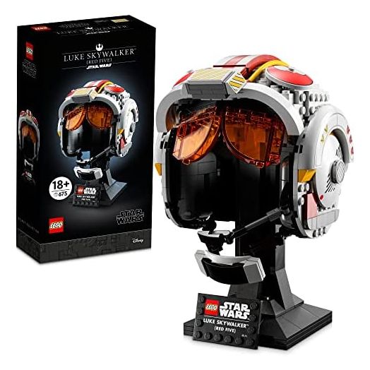 LEGO Star Wars Luke Skywalker (Red Five) Helmet 75327 Fun, Creative Building Kit for Adults; Collectible, Brick-Built Star Wars Memorabilia for Display (675 Pieces)