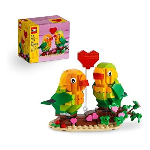 LEGO Valentine Lovebirds Building Toy Set, Makes a Great Gift for Valentine's Day or Any Occasion to Show Someone You Care, Ideal for Ages 8 and Up, 40522
