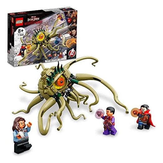 LEGO Marvel Gargantos Showdown 76205 Monster Building Kit with Doctor Strange, Wong and America Chavez for Ages 8+ (264 Pieces)
