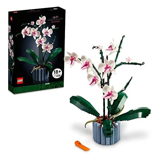 LEGO Orchid 10311 Plant Decor Building Set for Adults; Build an Orchid Display Piece for The Home or Office (608 Pieces)