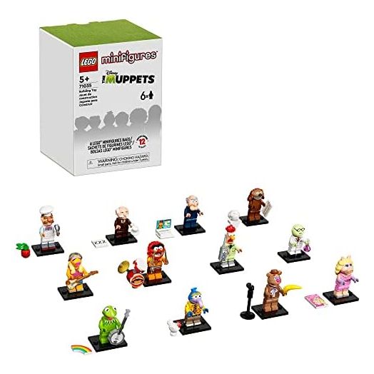 LEGO Minifigures The Muppets Limited Edition Collectible 71035 Toys for Role-Playing or a Figurine Collection; A Creative Addition to Any Set for Kids Ages 5 and up (Pack of 6)