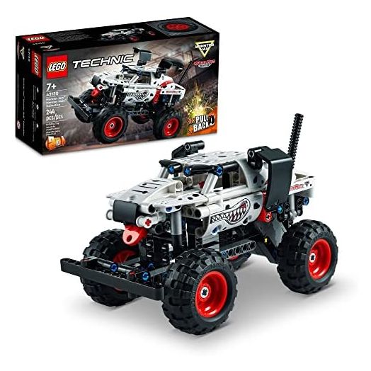 LEGO Technic Monster Jam Monster Mutt Dalmatian, 2in1 Pull Back Racing Toys, Birthday Gift Idea, DIY Building Toy, Monster Truck Toy for Kids, Boys and Girls Ages 7 and Up, 42150