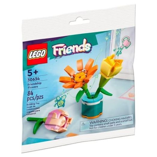 LEGO Friends Friendship Flowers 30634 Polybag, Orange,pink,rose,yellow