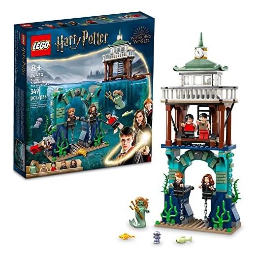 LEGO Harry Potter Triwizard Tournament: The Black Lake Building Toy 76420 - Goblet of Fire Toy Set with Harry, Hermione, and Ron Mini Figures, Magical Collection Set, Great Gift for Kids, Boys & Girls