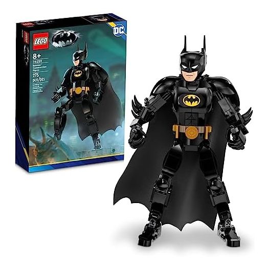LEGO DC Batman Construction Figure 76259 Buildable DC Action Figure, Fully Jointed DC Toy for Play and Display with Cape and Authentic Details from the Batman Returns Movie, Batman Toy for 8 Year Olds