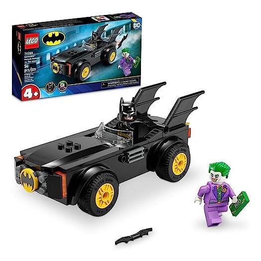 LEGO DC Batmobile Pursuit: Batman vs. The Joker 76264 Buildable DC Super Hero Playset, Quick and Fun to Build Batmobile Toy with Endless Play Possibilities, Batman Car Toy for Kids Ages 4 and Up
