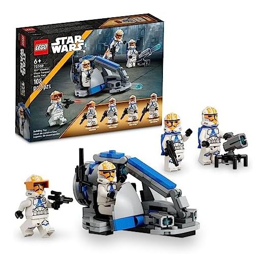 LEGO Star Wars 332nd Ahsoka’s Clone Trooper Battle Pack 75359 Building Toy Set with 4 Star Wars Figures Including Clone Captain Vaughn, Star Wars Toy for Kids Ages 6-8 or any Fan of The Clone Wars