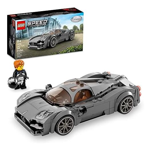 LEGO Speed Champions Pagani Utopia 76915 Race Car Toy Model Building Kit, Italian Hypercar, Collectible Racing Vehicle, 2023 Set