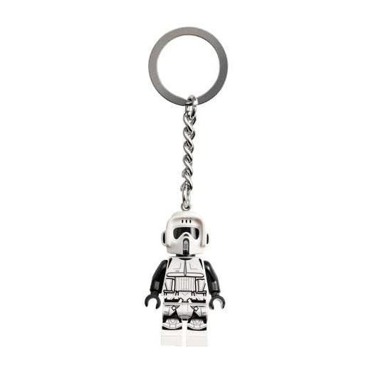 LEGO Star Wars Scout Trooper Minifigure Keyring 854246, White, Small