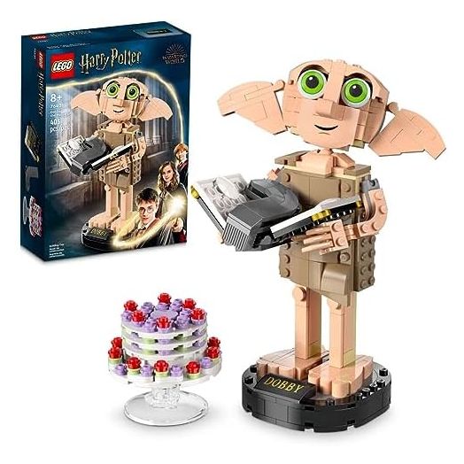 LEGO Harry Potter Dobby The House-Elf Building Toy Set, Build and Display Model of a Beloved Character from The Harry Potter Franchise, for 8 Year Old Boys' and Girls' Birthday, 76421